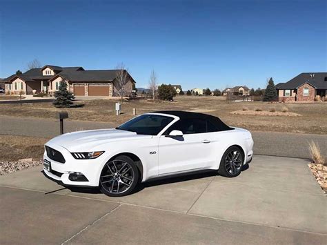 6th Gen White 2015 Ford Mustang Gt Premium Convertible Sold