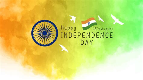 Creative 15th August India Independence Day Design Hd Indian Flag