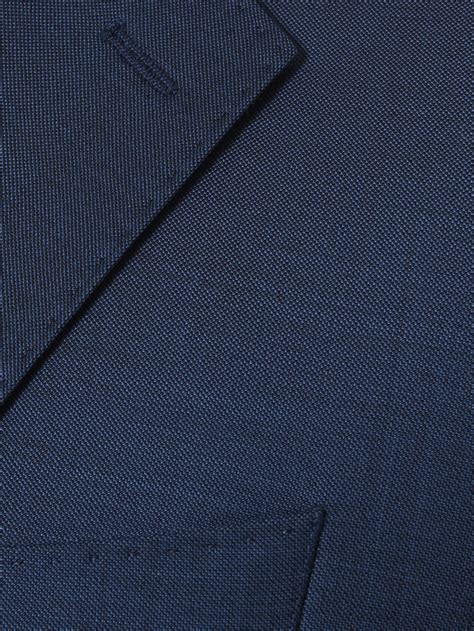 Blue All Seasons Suit By Vitale Barberis Canonico Super 110s Fabric