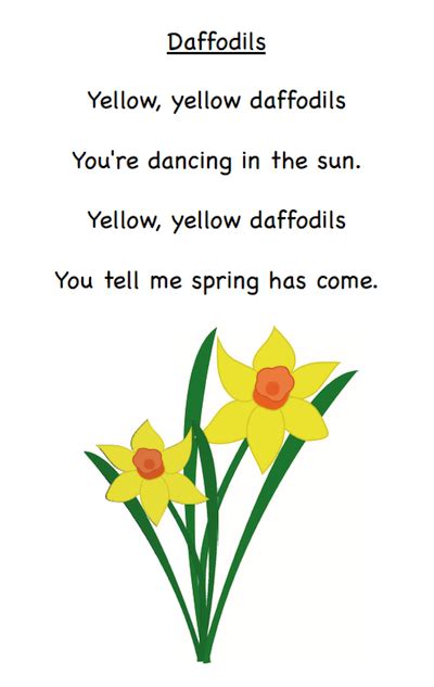 Freebie April Poetry Collection Grade Onederful Spring Poems For