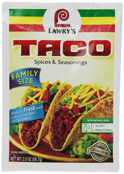 Lawrys Chili Seasoning Mix Set Of 24 Grocery And Gourmet