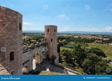 Spello Italy Touristic Place Detail Stock Image Image Of