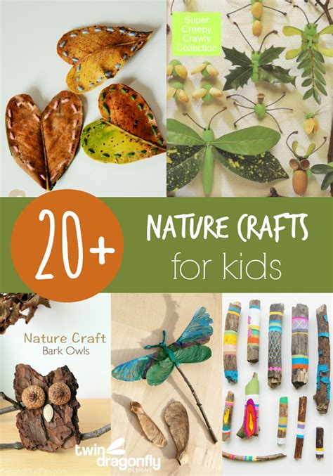 20 Nature Crafts For Kids To Make Homemade Heather