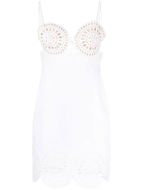 Stella Mccartney Cut Out Detail Dress Farfetch