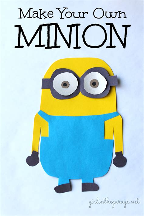 Make Your Own Minion Kids Craft