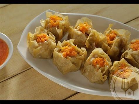 Meskipun demikian penggunaan dagingnya masih dapat diganti dengan. Chicken and shrimp dumpling/Siomay. | My Fav Cooking Video ...