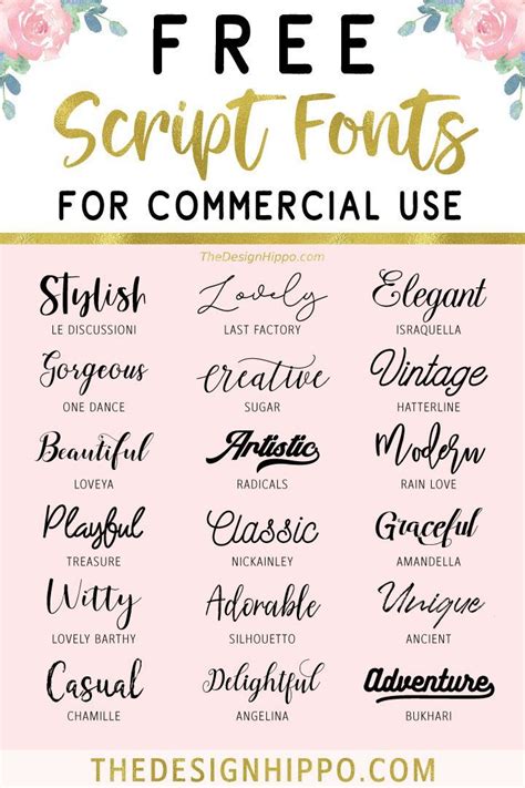 18 Free Script Fonts For Commercial Use Free Cursive Fonts Free
