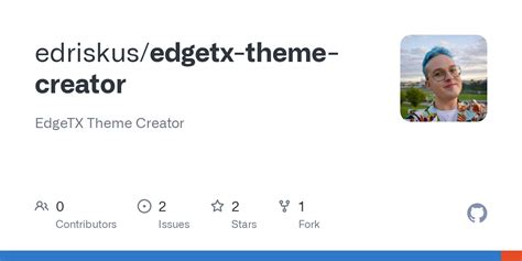 Github Edriskusedgetx Theme Creator Edgetx Theme Creator