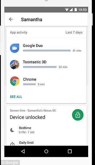 Try the free family link parental controls app from google. Google Family Link app helps parents monitor kid's phones ...
