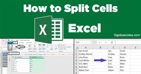 How To Split Cells In Excel Split Data Into Multiple Columns Ms Excel