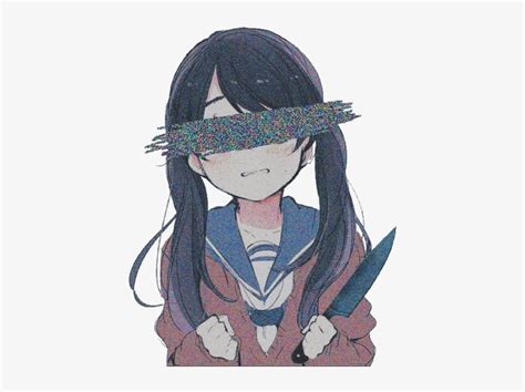 Search, discover and share your favorite aesthetic anime gifs. Anime Girl Aesthetic Tumblr Knife Glitch Noeyes Freetoe ...