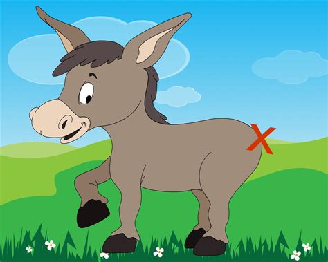 Pin The Tail On The Donkey Download Digital Printable Etsy