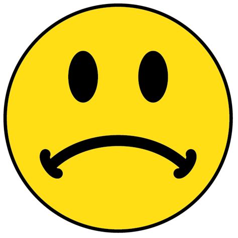 Frown Face Emoticon Clipart Best