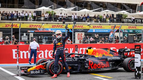 Max Verstappen Celebrates Pole At The 2021 French Grand Prix Scuderia