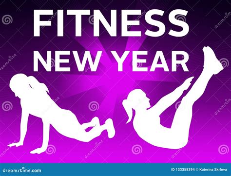 Christmas Fitness And Gym Motivation Quote Stock Illustration
