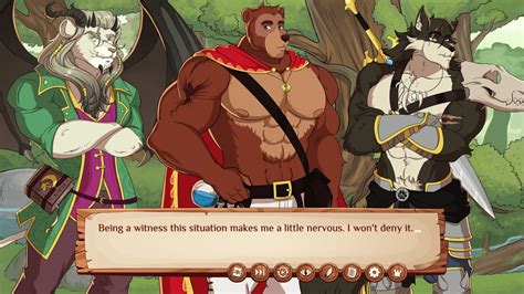 burrow of the fallen bear a gay furry visual novel official promotional image mobygames