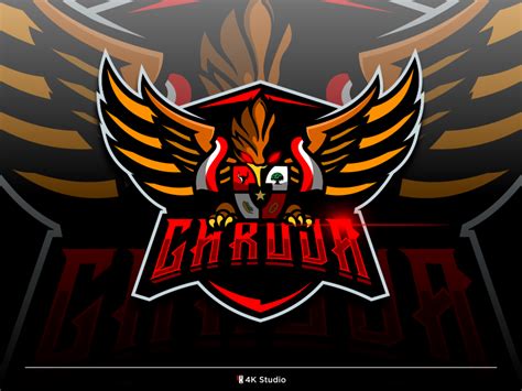 Garuda Mascot Logo By 4k Studio On Dribbble