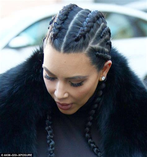 FEMAIL gets a masterclass on Kim Kardashian's boxer braids ...