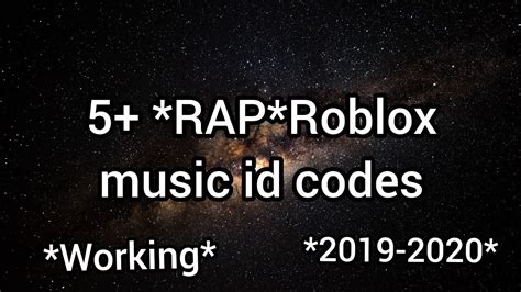 Some games have the boombox available for free, which is nice. 5+ *RAP* Roblox music id codes *WORKING* *2019-2020* - YouTube