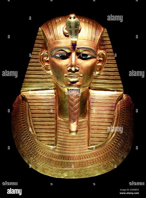 The Golden Mask Of Psusennes I Is Seen During A Preview Of A King Tut