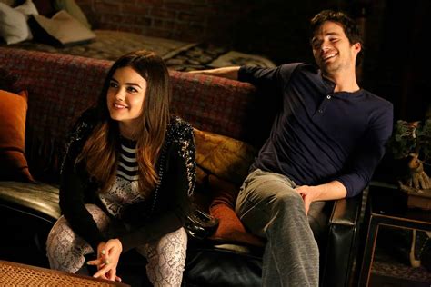 thrown from the ride 5x4 promo picture ezra and aria pretty little liars tv show photo