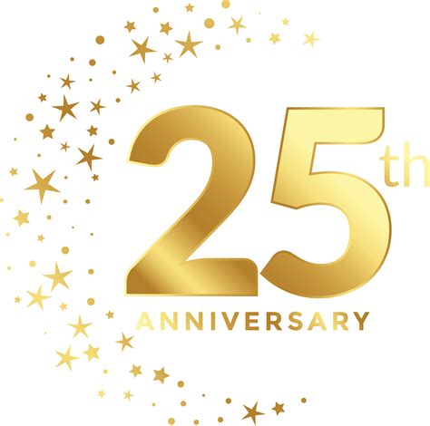 25th Anniversary Logo Png