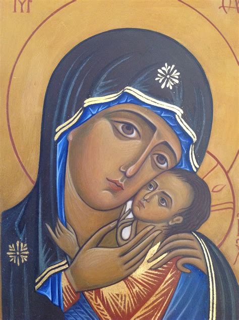 Orthodox Icon Mother Of God The Theotokos Icon Virgin Mary Etsy