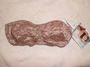NEW Warners Naked Lace Underwire Strapless Seamless Stretch Lace Bra