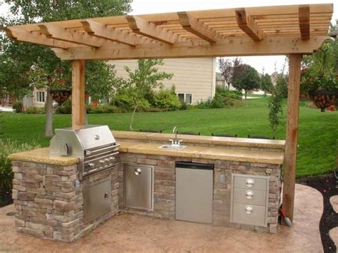 If you'd love an island that doubles as a buffet, you can build accordingly. 50 Best Outdoor Kitchen and Grill Ideas for Summer ...