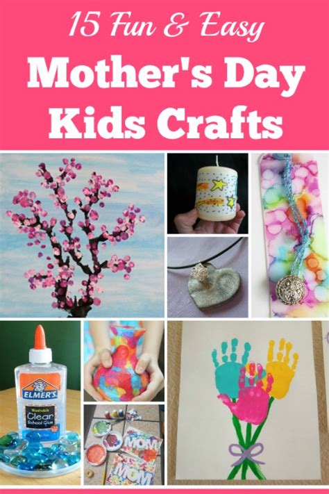 15 Fun And Easy Mothers Day Kids Crafts