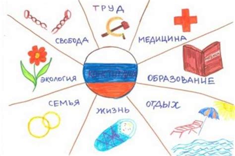 С этого момента день конституции является одним из самых важных государственных праздников россии. Рисунки детские день россии - Выставка рисунков ко Дню ...