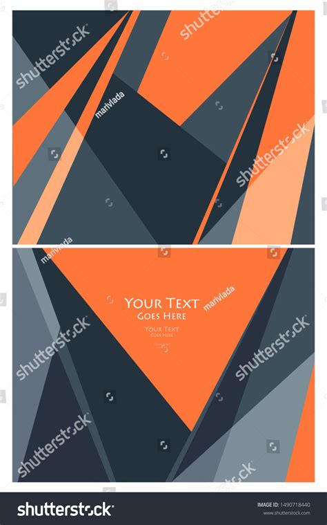 Abstract Modern Templates Modern Background Poster Stock Vector
