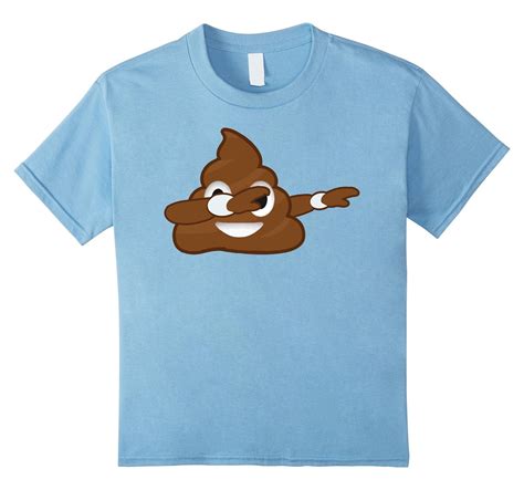 Kids Poop Emoji Dabbing T Shirt Tovacu