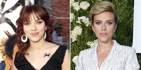 Scarlett Johansson Evolution Popsugar Celebrity