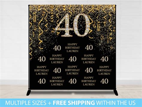 Step And Repeat Backdrop Birthday Banner Birthday Backdrop Etsy