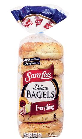 Everything Bagels | Everything bagel, Sara lee bread, Nutrition