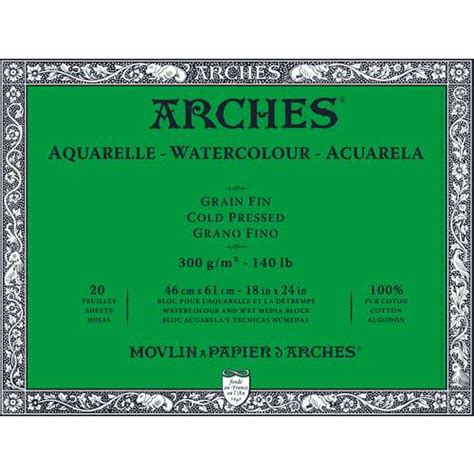 Arches Aquarelle Watercolour Blockspads 50000 Art Supplies Your