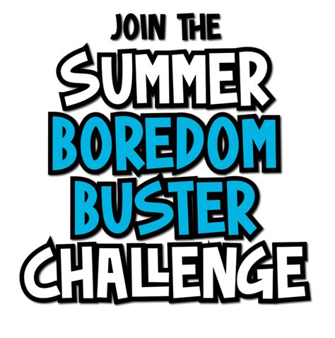 Summer Boredom Buster Challenge Sign Up Left Brain Craft Brain