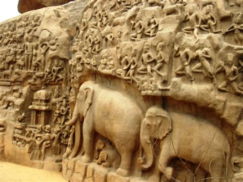 Open Canvas Stone Carvings Ii Largest In The World Mahabalipuram In