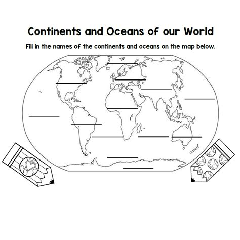 Continents And Oceans Of Our World Learning With Mrs Du Preez