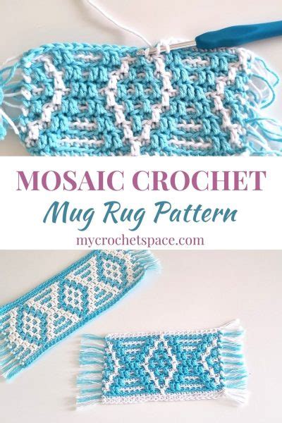 Mug Rug Mosaic Crochet Pattern My Crochet Space