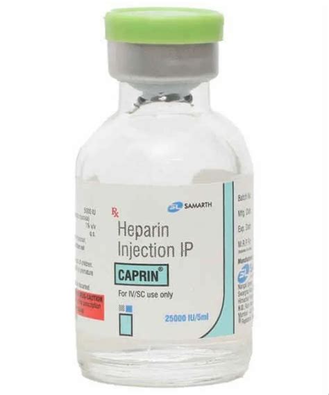 Heparin Injection Ip At Rs 165box Heped 25 In New Delhi Id