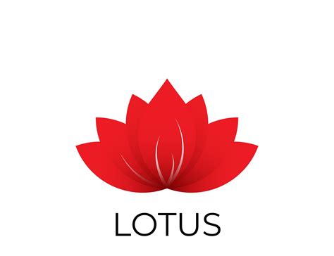 Lotus Clipart Logo Red Lotus Flower Logo Png Image Transparent Png Free