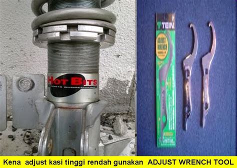 Ambil 'arm' yang ada 'bushing' tu ke penekan hidraulik (untuk tujuan automotif) untuk keluarkan 'bushing' yang lama. Fire Starting Automobil: Tip nak tinggikan kereta.
