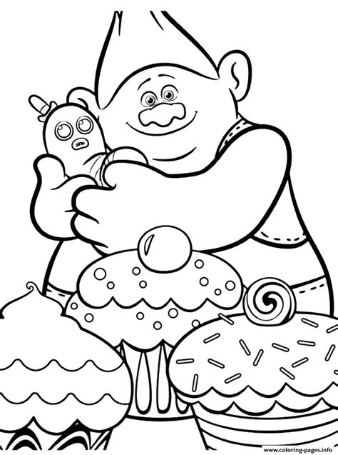 Especially coloring pages coloring sheets. Trolls Movie Cupcakes Coloring Pages Printable