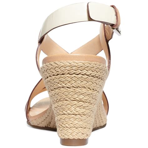 Cole Haan Womens Taylor Wedge Sandals In Natural Lyst