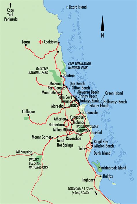 Maps All Cairns Tours
