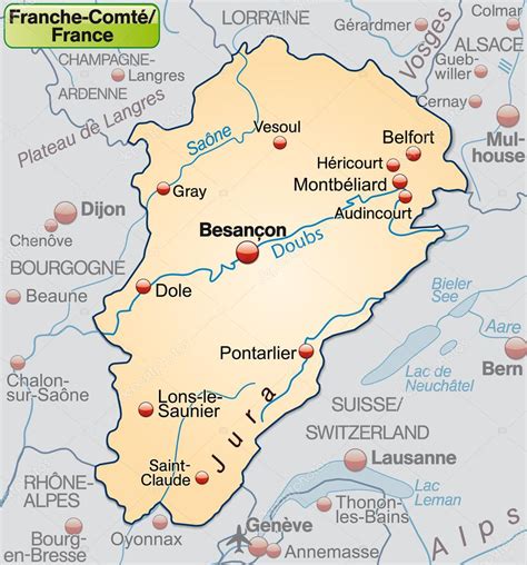 Our top picks lowest price first star rating and price top reviewed. Map of Franche-Comte — Stock Vector © artalis #40923909