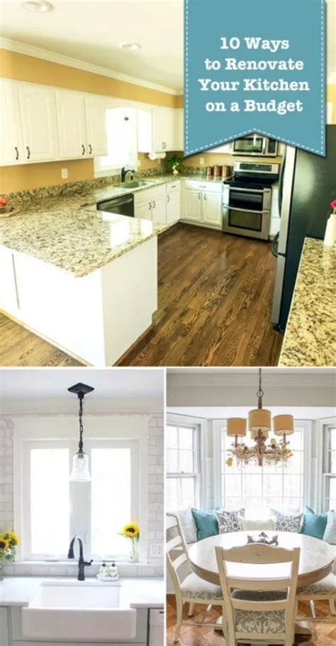 10 Ways To Renovate Your Kitchen On A Budget Budget Kitchen Remodel
