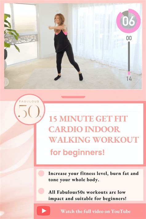 Minute Get Fit Cardio Indoor Walking Workout For Women Over